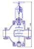 Рисунок 6 – Клапан регулирующий с РП 