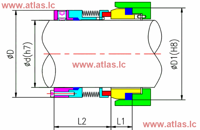 Atlas Engineering. Металлическое сильфонное уплотнение M22 (тип ...