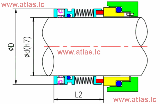 Atlas Engineering. Металлическое сильфонное уплотнение M10 (тип John ...