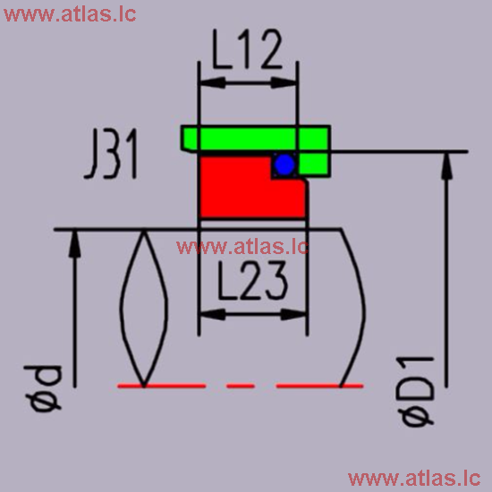 EagleBurgmann Type C15(443), AES Type C15(443), Roten Type C15(443)