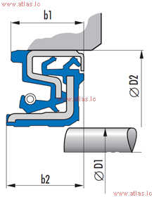 Уплотнение кассетное 243600016K11
